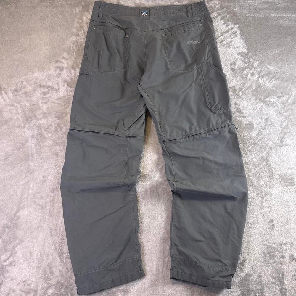 Y2K Kühl Liberator Convertible Cargo Pants 34x32 Zip Off Hiking Gorpcore